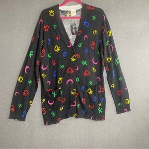 Sailor Moon Symbols Girls Cardigan Plus Size 1X